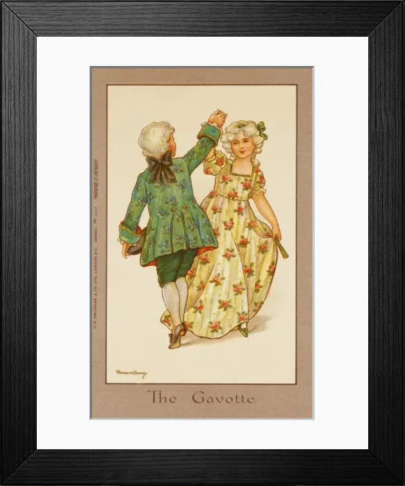 Framed Print : The Gavotte by Florence Hardy Framed Print : The Gavotte by Florence Hardy