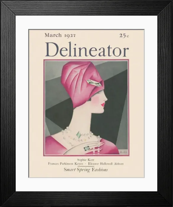 Framed Print : The Delineator March 1927 Framed Print : The Delineator March 1927