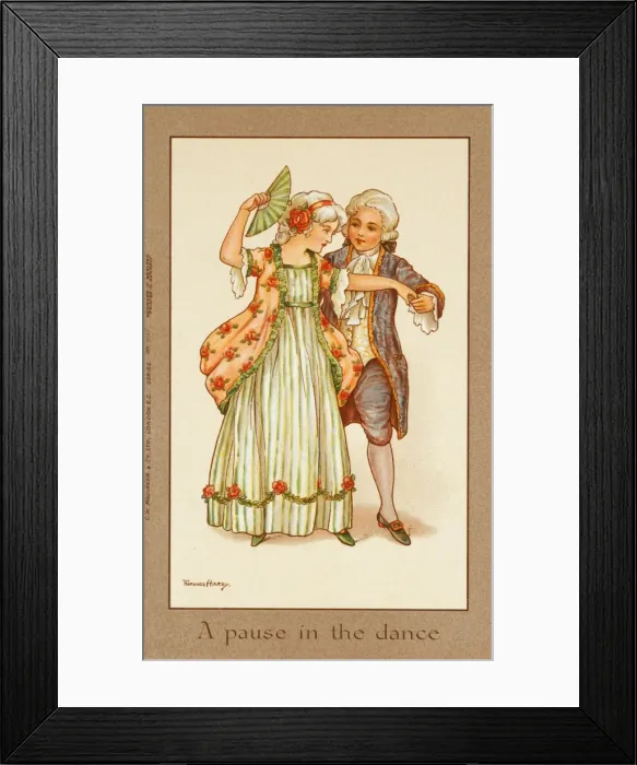 Framed Print : A pause in the dance by Florence Hardy Framed Print : A pause in the dance by Florence Hardy