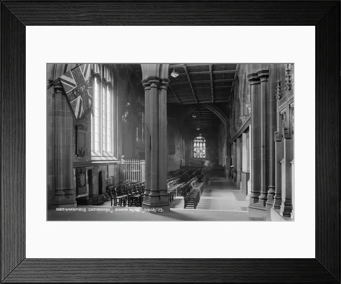 Framed Print : Interior of Wakefield Cathedral, South Aisle Framed Print : Interior of Wakefield Cathedral, South Aisle
