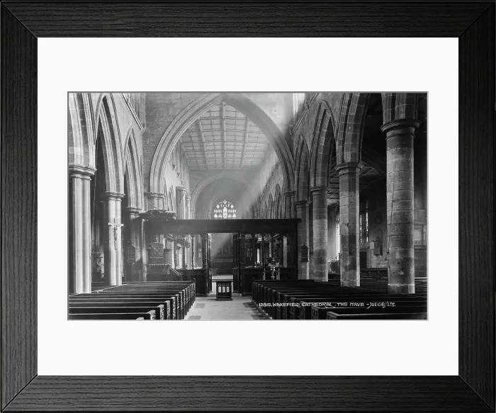 Framed Print : The Nave of Wakefield Cathedral Framed Print : The Nave of Wakefield Cathedral