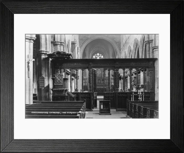 Framed Print : The Screen of Wakefield Cathedral