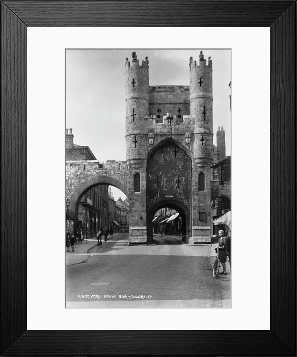 Framed Print : Monk Bar, York Framed Print : Monk Bar, York