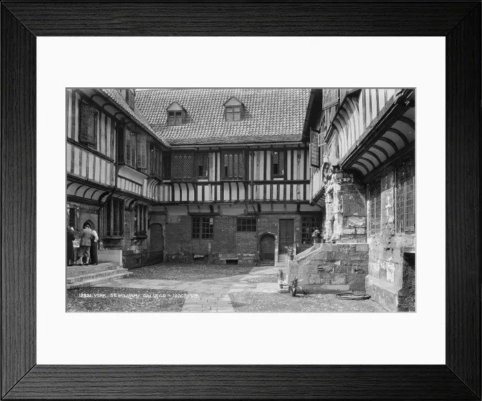 Framed Print : Courtyard of St. William's College Framed Print : Courtyard of St. William's College