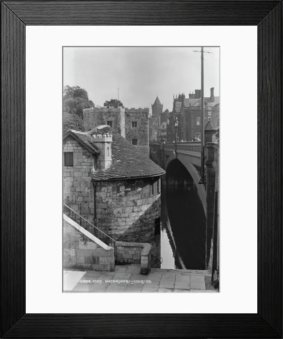 Framed Print : Watergate in York Framed Print : Watergate in York