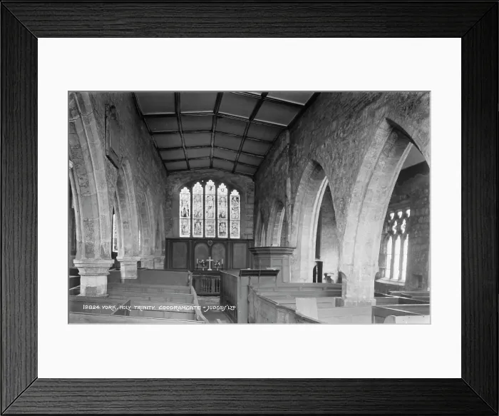 Framed Print : Interior of Holy Trinity Church, Goodramgate Framed Print : Interior of Holy Trinity Church, Goodramgate