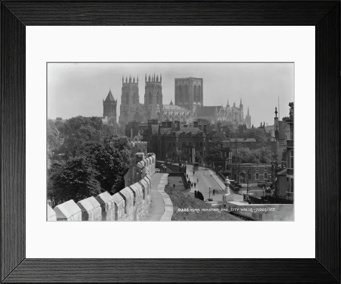 Framed Print : York Minster and City Walls Framed Print : York Minster and City Walls