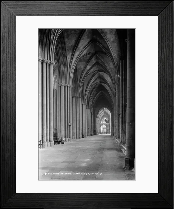 Framed Print : South Aisle of York Minster Framed Print : South Aisle of York Minster