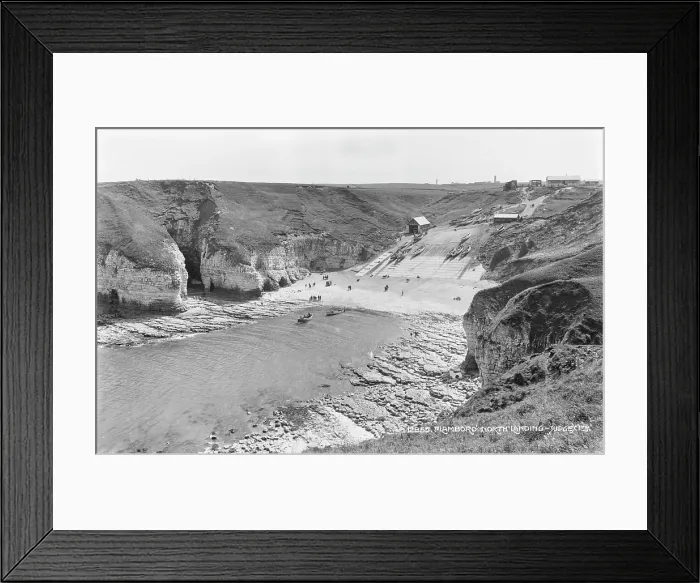 Framed Print : Flamborough North Landing Framed Print : Flamborough North Landing