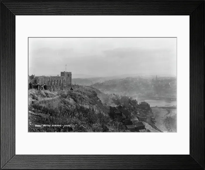 Framed Print : Evening View of Whitby Framed Print : Evening View of Whitby