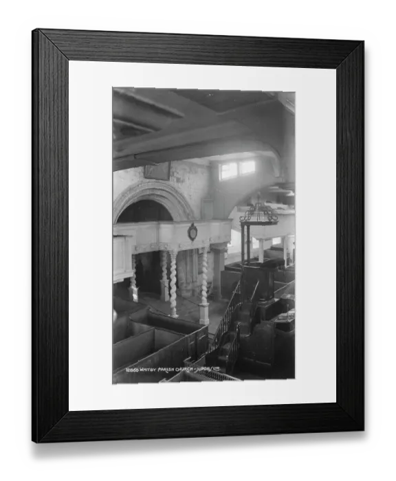 Framed Print : Interior of Whitby Parish Church Framed Print : Interior of Whitby Parish Church