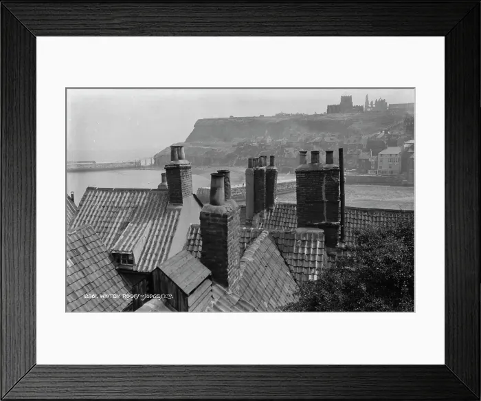 Framed Print : Rooftops of Whitby Framed Print : Rooftops of Whitby