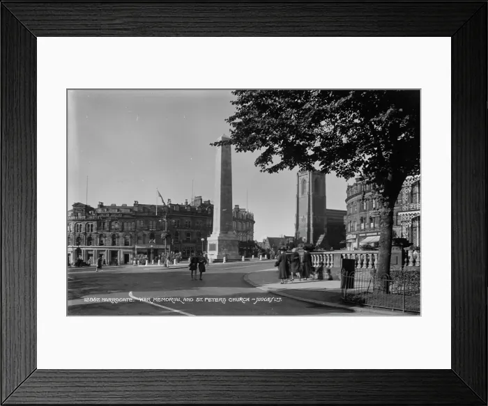 Framed Print : Harrogate War Memorial and St. Peter's Church Framed Print : Harrogate War Memorial and St. Peter's Church