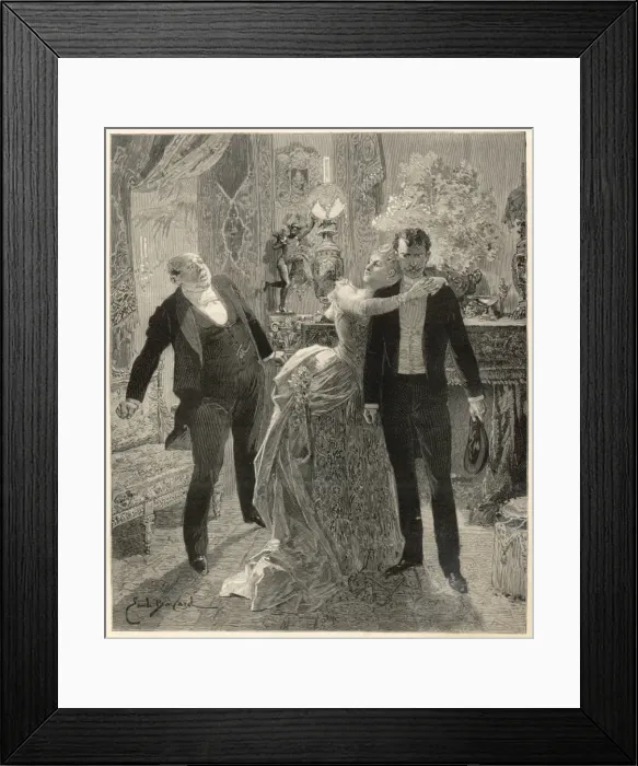 Framed Print : An altercation Framed Print : An altercation