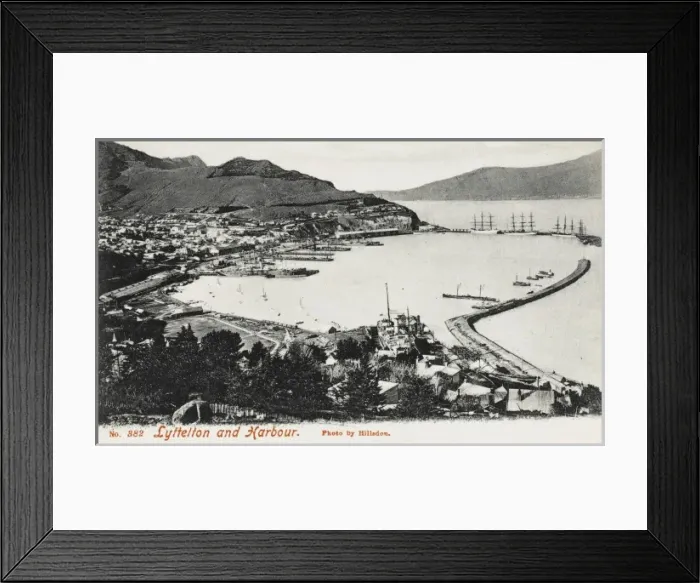Framed Print : Lyttleton, New Zealand Framed Print : Lyttleton, New Zealand