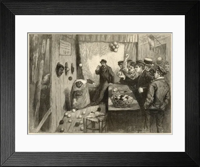 Framed Print : Carnival games Framed Print : Carnival games