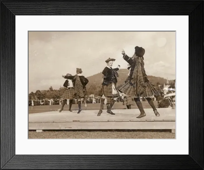 Framed Print : Braemar Gathering, the Highland Fling Framed Print : Braemar Gathering, the Highland Fling