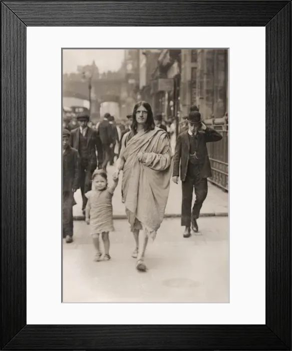 Framed Print : Greek family living the simple life in London Framed Print : Greek family living the simple life in London