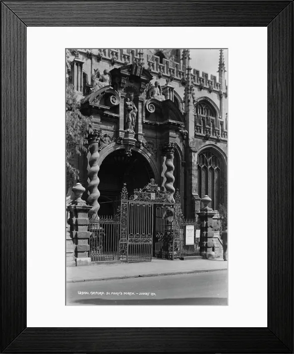 Framed Print : St. Mary's Porch Framed Print : St. Mary's Porch