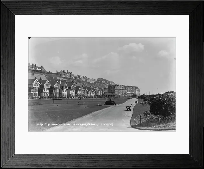 Framed Print : Grosvenor Gardens in St. Leonards-on-Sea Framed Print : Grosvenor Gardens in St. Leonards-on-Sea