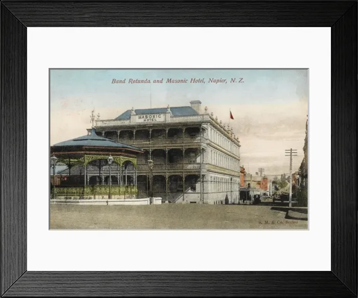 Framed Print : Napier, New Zealand Framed Print : Napier, New Zealand