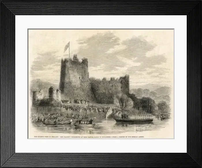 Framed Print : Queen Victoria in Ireland 1861 Framed Print : Queen Victoria in Ireland 1861
