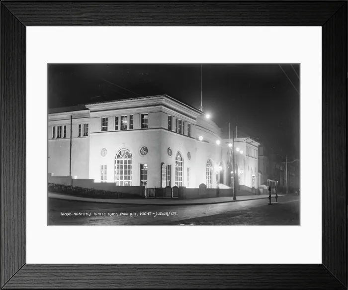 Framed Print : White Rock Pavilion at Night Framed Print : White Rock Pavilion at Night