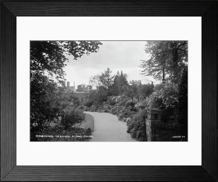 Framed Print : The Rockery at St John's College Framed Print : The Rockery at St John's College