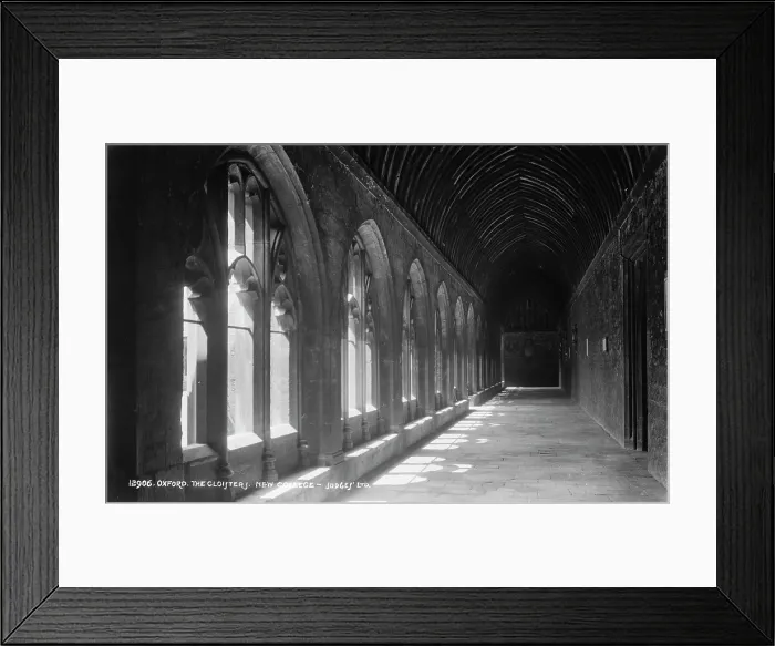 Framed Print : The Cloisters of New College Framed Print : The Cloisters of New College