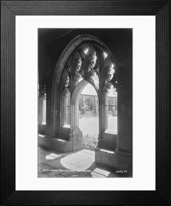 Framed Print : The Cloisters of New College Framed Print : The Cloisters of New College