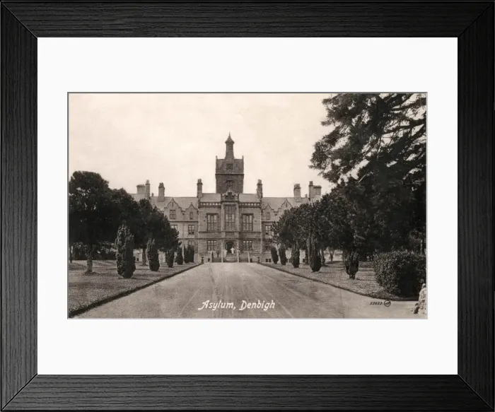 Framed Print : North Wales Lunatic Asylum, Denbigh, North Wales Framed Print : North Wales Lunatic Asylum, Denbigh, North Wales