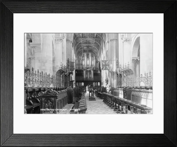 Framed Print : Interior of Oxford Cathedral Framed Print : Interior of Oxford Cathedral