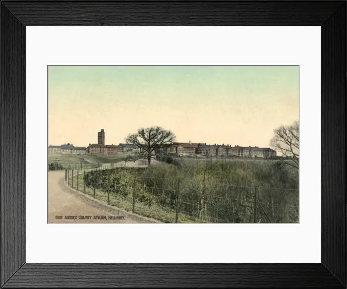 Framed Print : East Sussex County Asylum, Hellingly, near Hailsham Framed Print : East Sussex County Asylum, Hellingly, near Hailsham