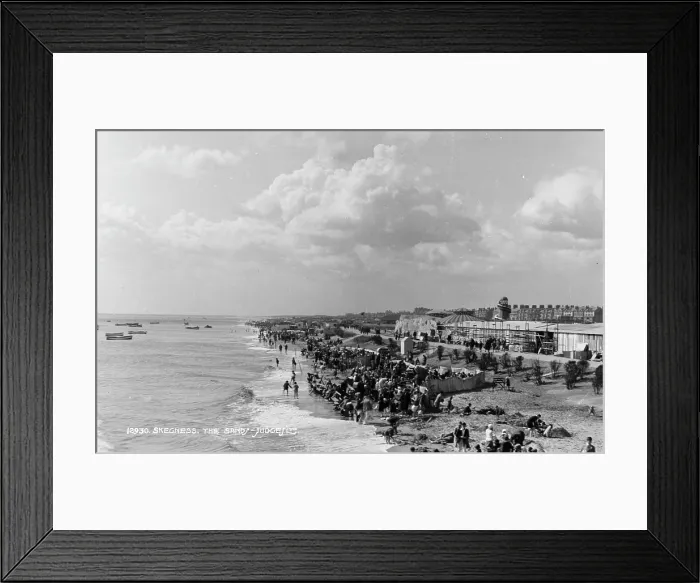 Framed Print : Skegness Beach in 1930 Framed Print : Skegness Beach in 1930