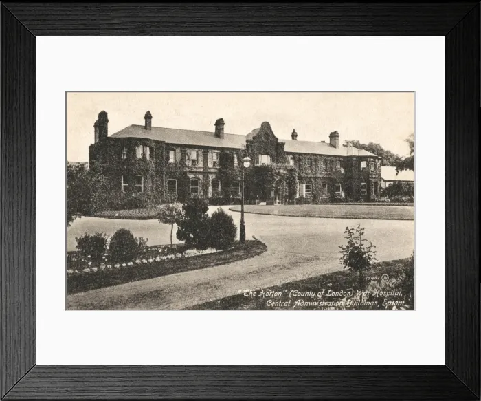 Framed Print : Administration Building, Horton War Hospital, Epsom Framed Print : Administration Building, Horton War Hospital, Epsom