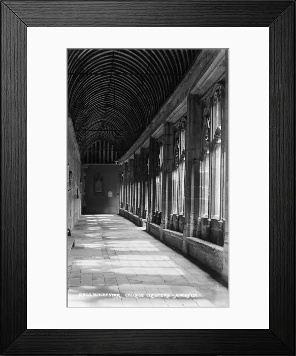 Framed Print : Winchester College Cloisters Framed Print : Winchester College Cloisters