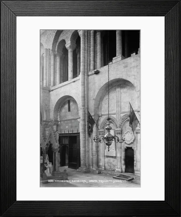 Framed Print : Interior of Winchester Cathedral - South Transept Framed Print : Interior of Winchester Cathedral - South Transept