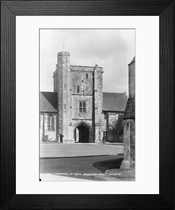 Framed Print : Beaufort Tower at St. Cross Framed Print : Beaufort Tower at St. Cross