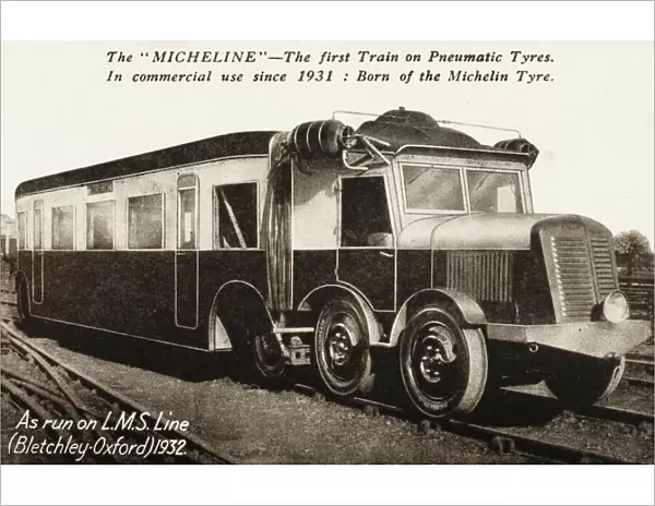 The Micheline - a train on pneumatic tyres