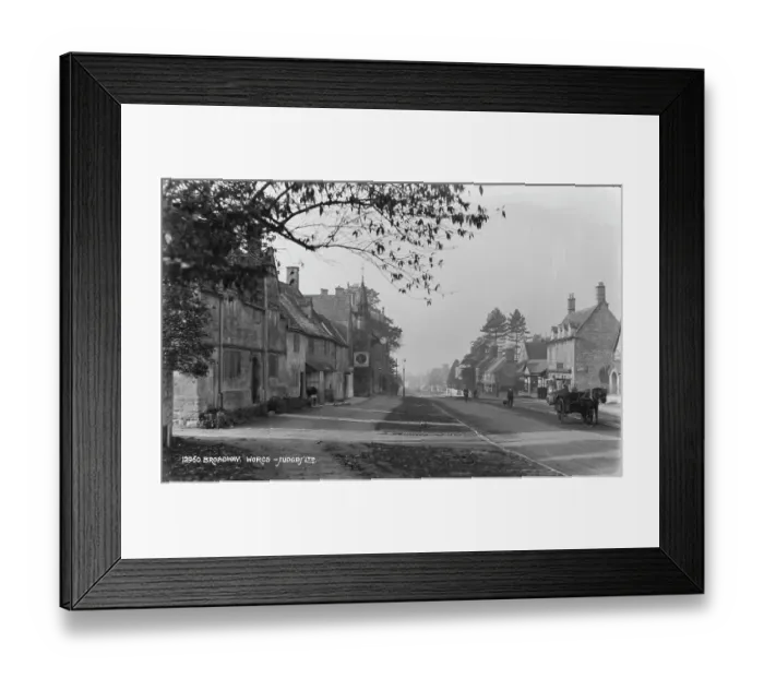 Framed Print : Historic Broadway Street Scene Framed Print : Historic Broadway Street Scene