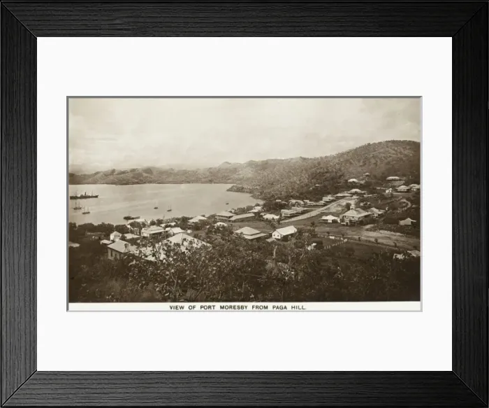 Framed Print : Port Moresby from Paga Hill - Papua New Guinea Framed Print : Port Moresby from Paga Hill - Papua New Guinea