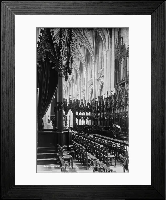 Framed Print : Interior of Winchester Cathedral Choir Framed Print : Interior of Winchester Cathedral Choir