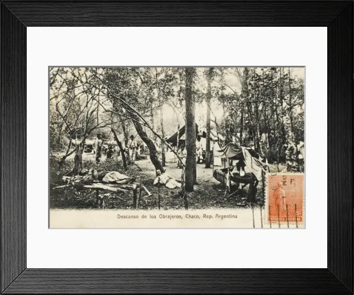 Framed Print : Argentina - Camp of Obrajeros Framed Print : Argentina - Camp of Obrajeros