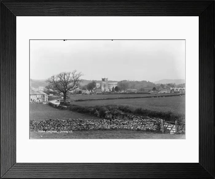 Framed Print : View of Cartmel Village Framed Print : View of Cartmel Village