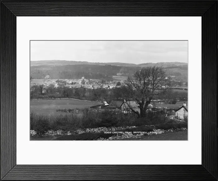 Framed Print : Cartmel from Hampsfell Framed Print : Cartmel from Hampsfell