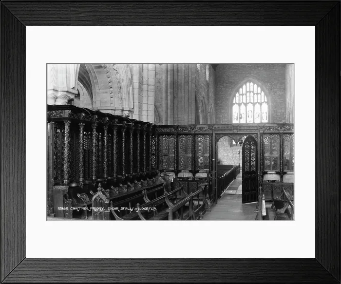 Framed Print : Interior of Cartmel Priory Choir Stalls Framed Print : Interior of Cartmel Priory Choir Stalls