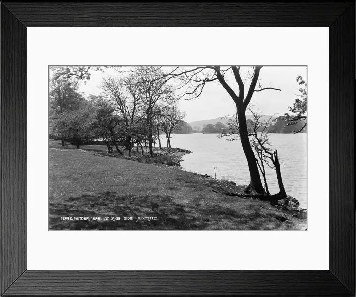 Framed Print : Windermere at Lake Side Framed Print : Windermere at Lake Side