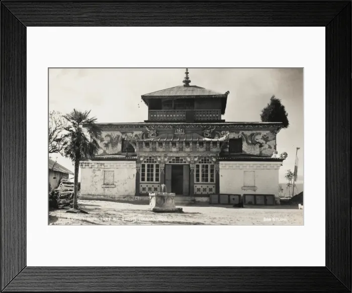 Framed Print : Buddhist Monastery in India - high altitude Framed Print : Buddhist Monastery in India - high altitude
