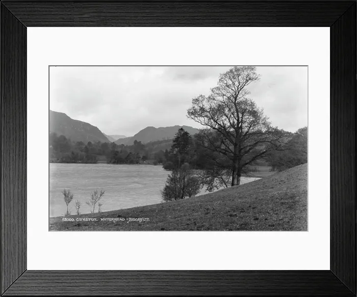 Framed Print : Scenic View of Coniston Waterhead Framed Print : Scenic View of Coniston Waterhead