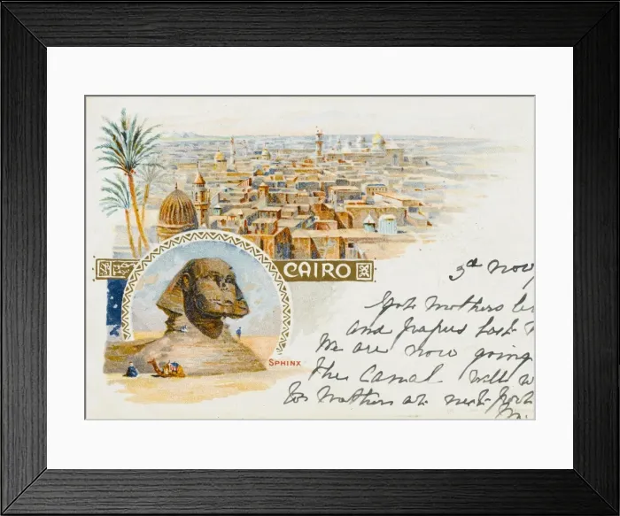 Framed Print : Cairo, Egypt and The Sphinx Framed Print : Cairo, Egypt and The Sphinx
